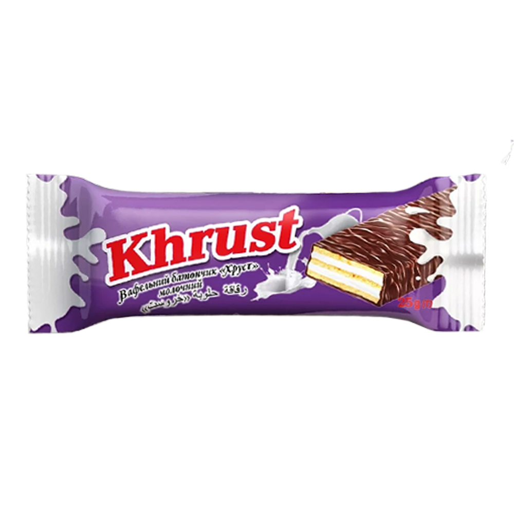 Wafers Bar Khrust with Milk – Pack – 0.88 oz (25 gr)